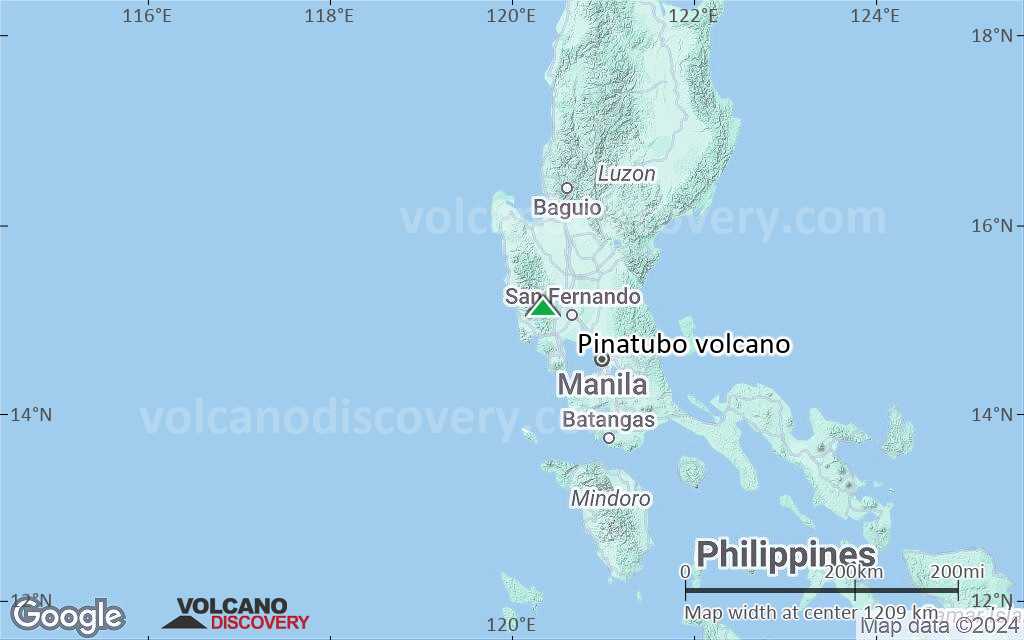 Terrain-type map of Pinatubo volcano (region scale small)
