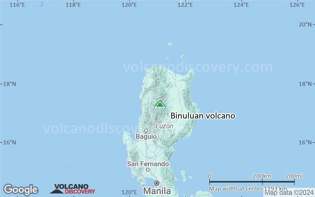 Terrain-type map of Binuluan volcano (region scale small)