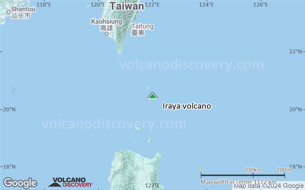 Terrain-type map of Iraya volcano (region scale small)