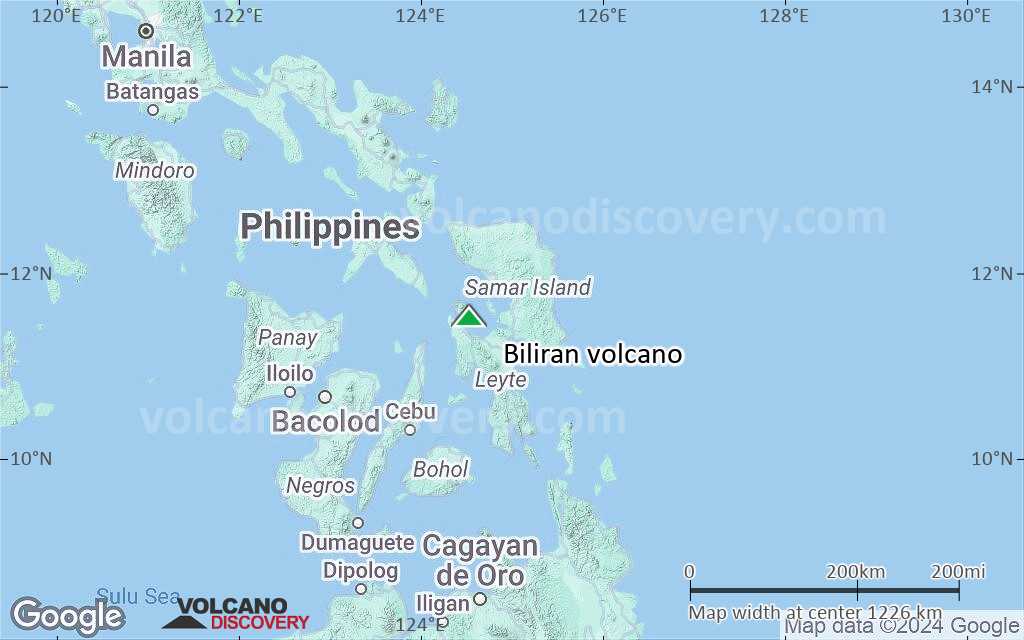 Terrain-type map of Biliran volcano (region scale small)