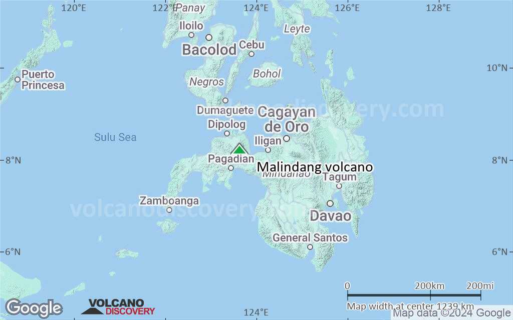 Terrain-type map of Malindang volcano (region scale small)