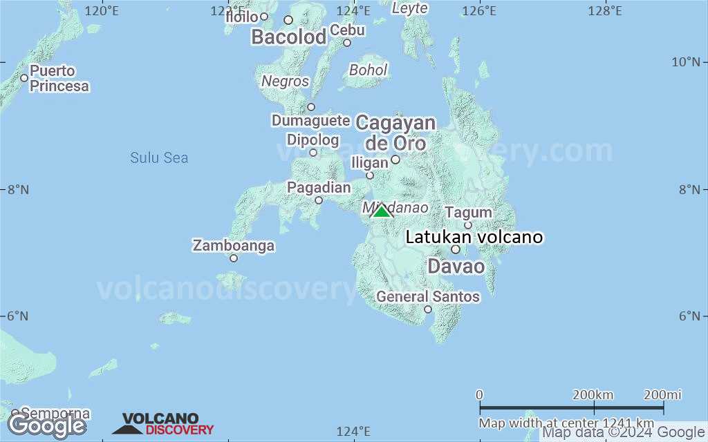 Terrain-type map of Latukan volcano (region scale small)