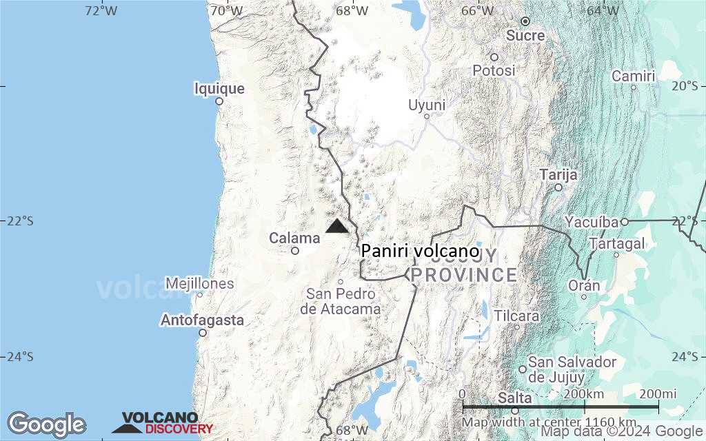 Terrain-type map of Paniri volcano (region scale small)