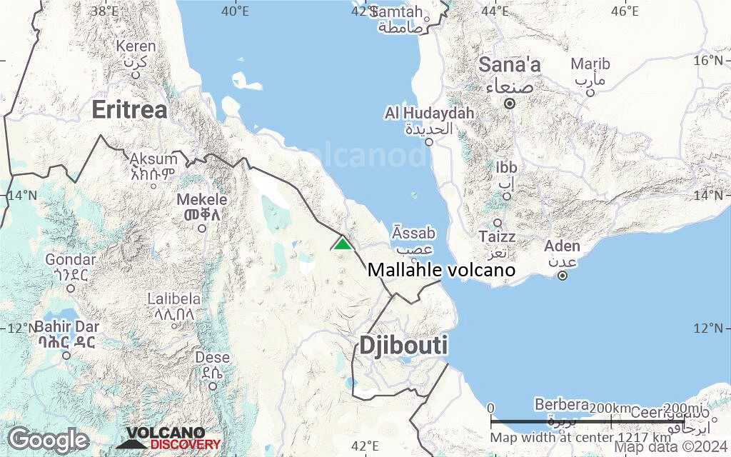 Terrain-type map of Mallahle volcano (region scale small)