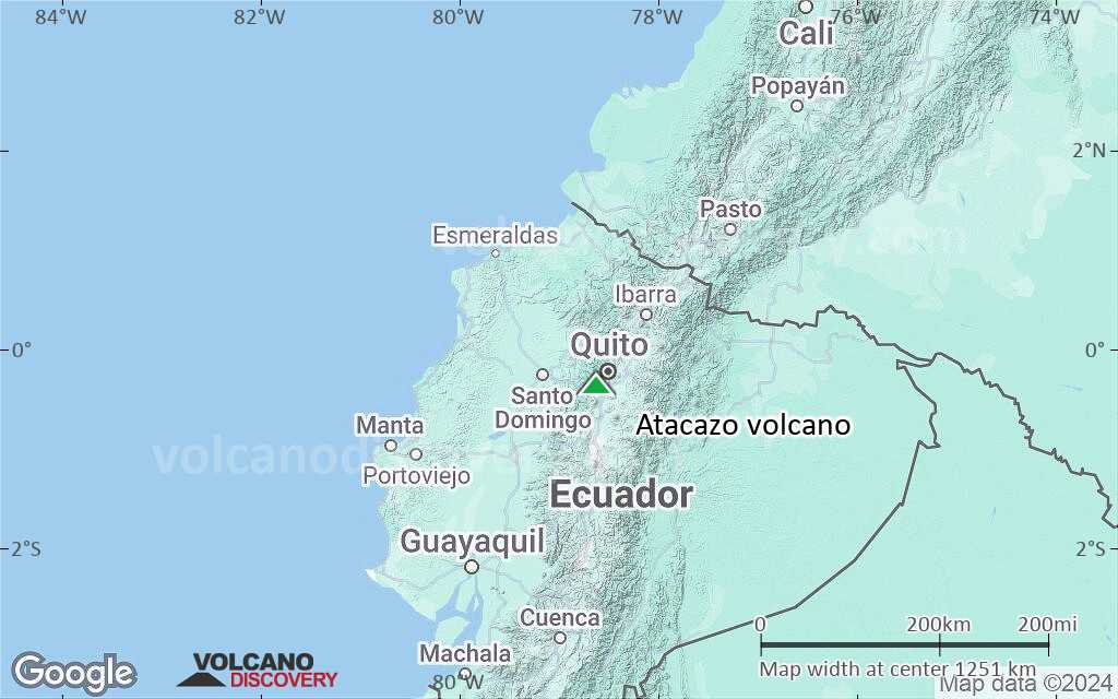 Terrain-type map of Atacazo volcano (region scale small)