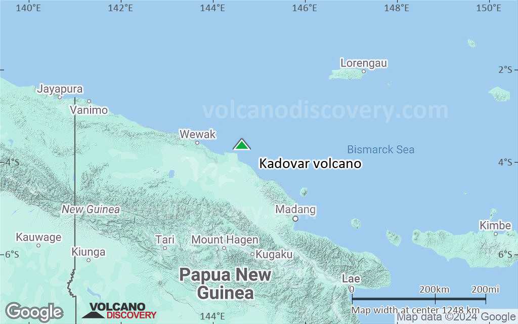 Terrain-type map of Kadovar volcano (region scale small)