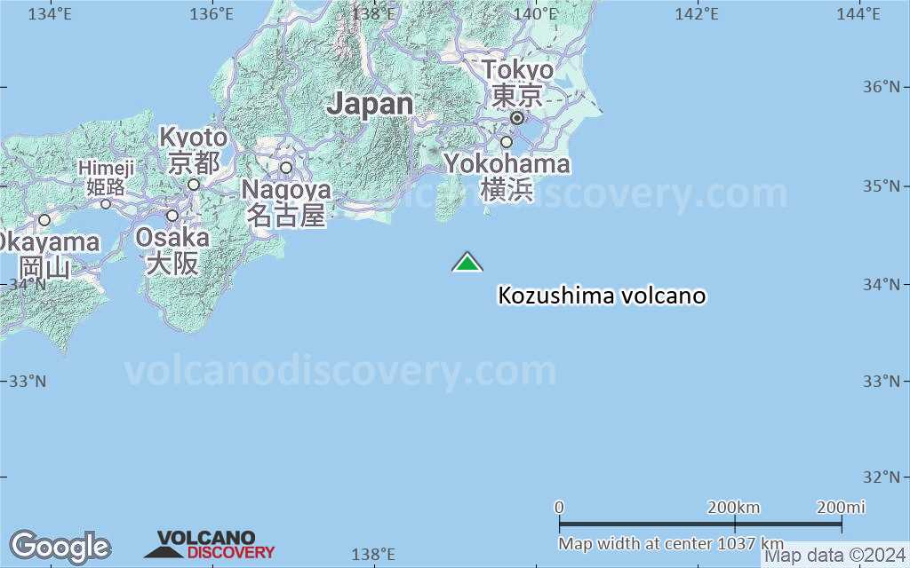 Terrain-type map of Kozushima volcano (region scale small)