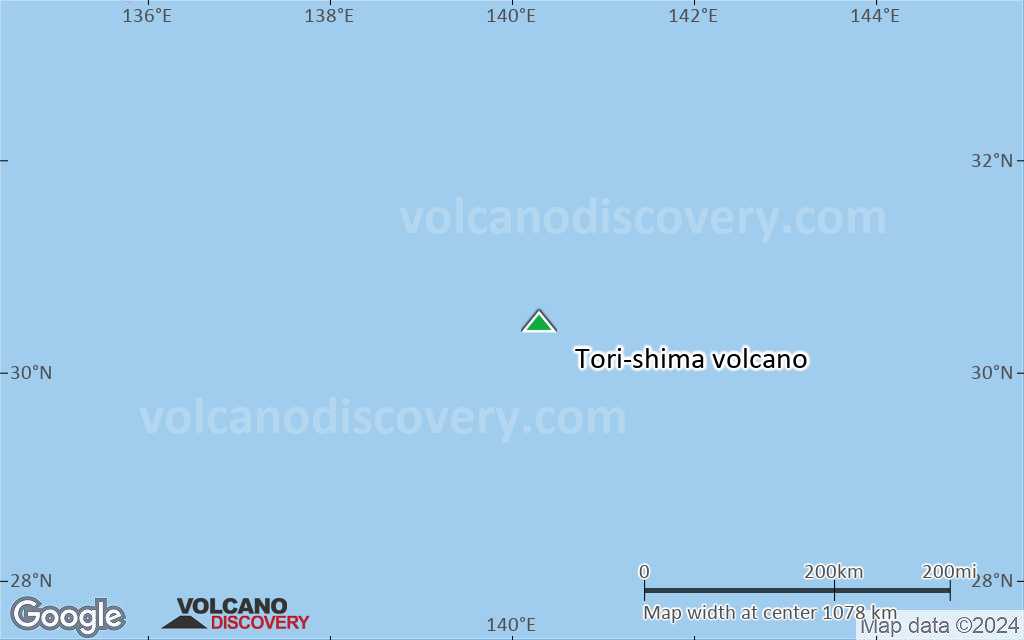 Terrain-type map of Tori-shima volcano (region scale small)