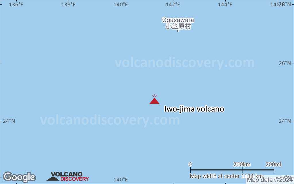 Terrain-type map of Iwo-jima volcano (region scale small)