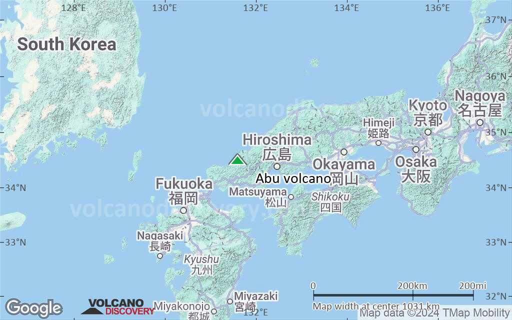 Terrain-type map of Abu volcano (region scale small)