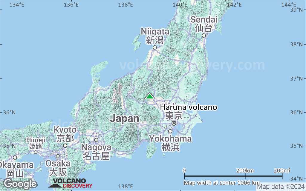 Terrain-type map of Haruna volcano (region scale small)