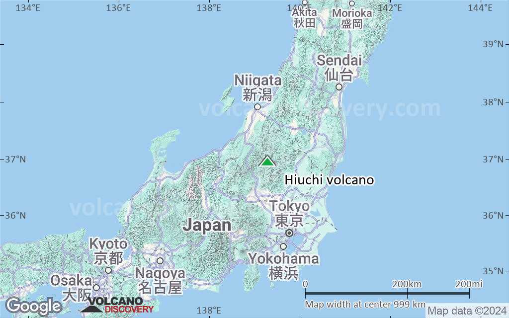 Terrain-type map of Hiuchi volcano (region scale small)