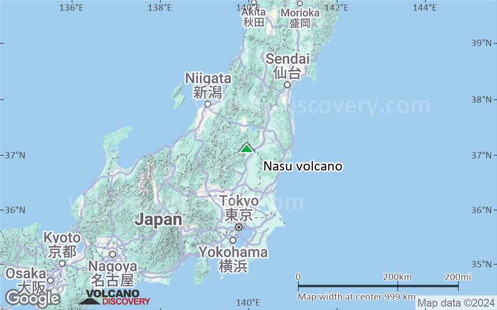 Terrain-type map of Nasu volcano (region scale small)