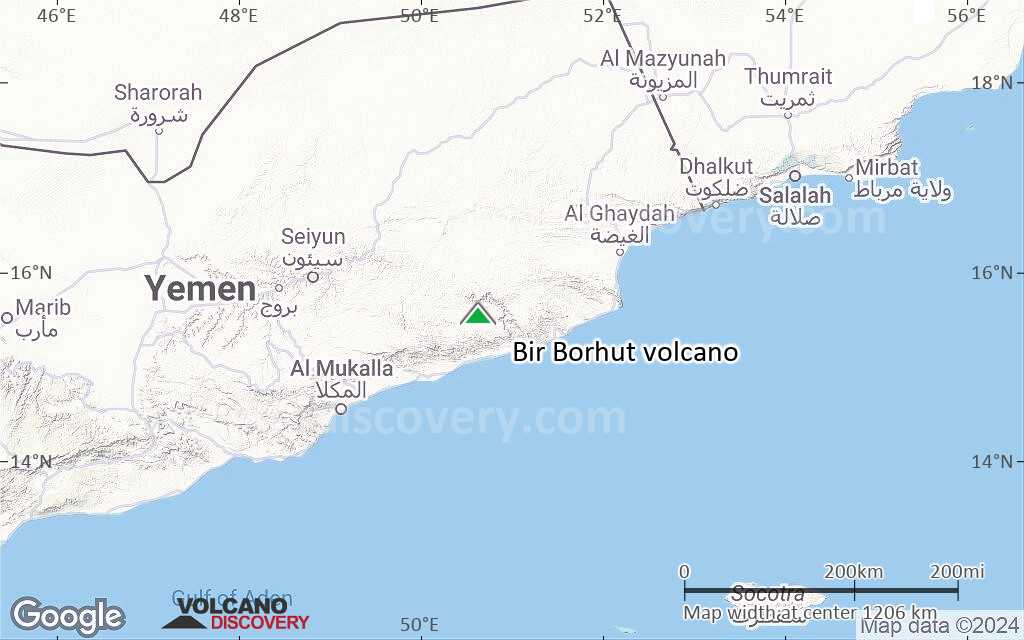 Terrain-type map of Bir Borhut volcano (region scale small)