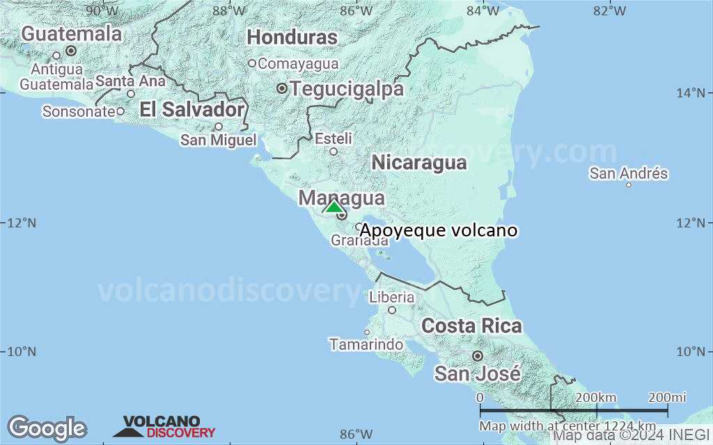 Terrain-type map of Apoyeque volcano (region scale small)