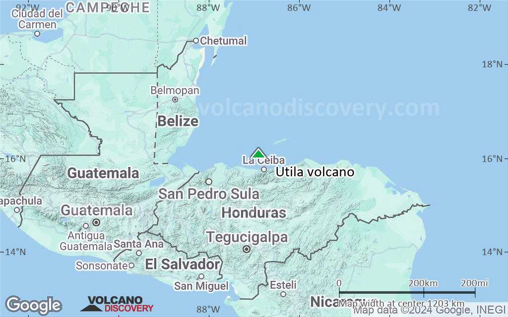 Terrain-type map of Utila volcano (region scale small)