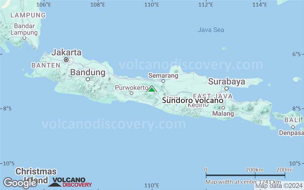 Terrain-type map of Sundoro volcano (region scale small)