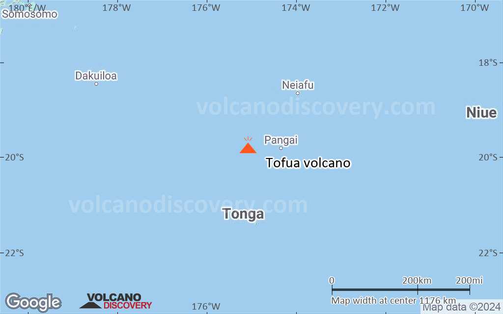 Terrain-type map of Tofua volcano (region scale small)