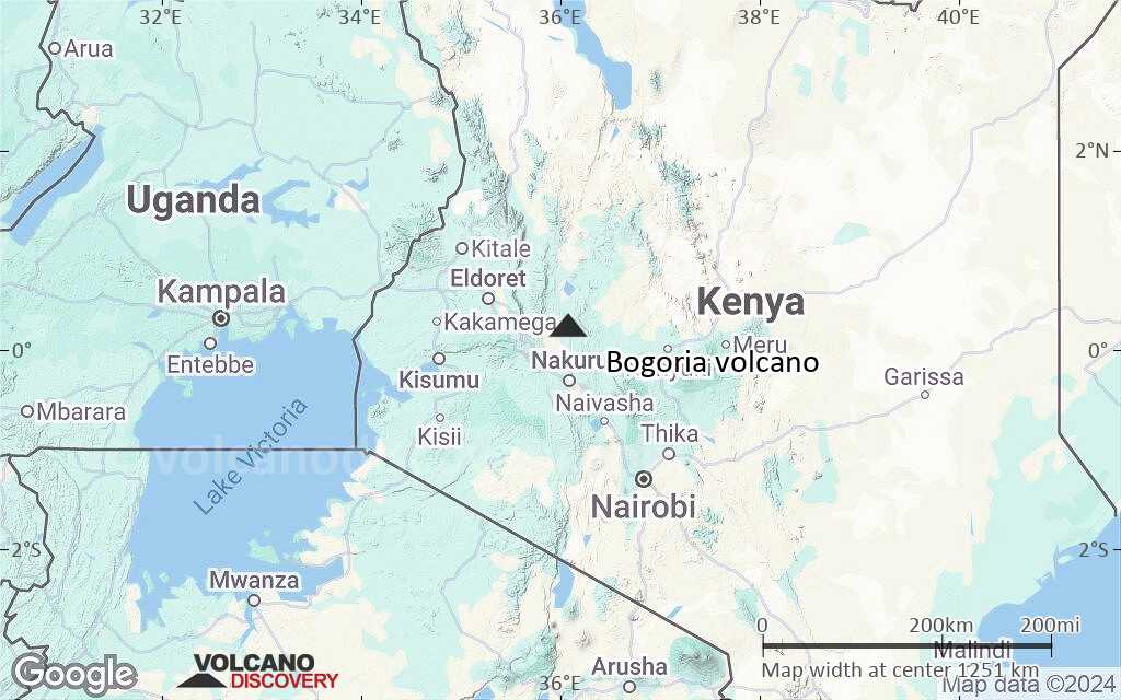 Terrain-type map of Bogoria volcano (region scale small)