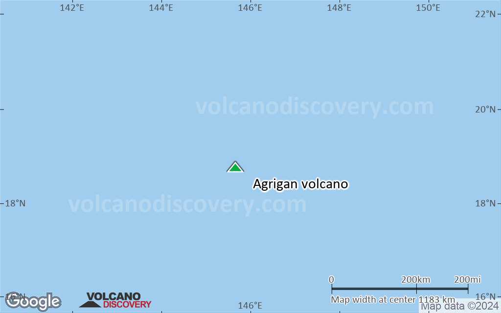 Terrain-type map of Agrigan volcano (region scale small)