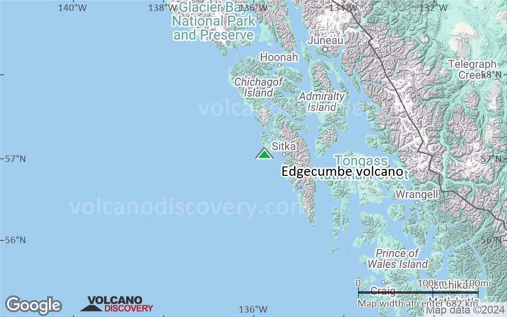 Terrain-type map of Edgecumbe volcano (region scale small)