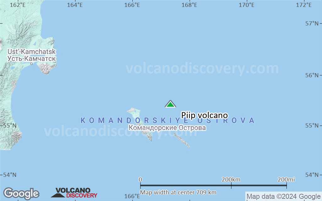 Terrain-type map of Piip volcano (region scale small)
