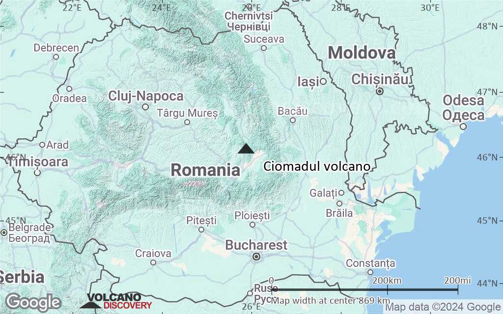 Terrain-type map of Ciomadul volcano (region scale small)