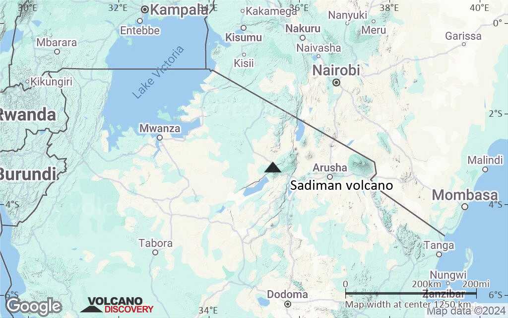 Terrain-type map of Sadiman volcano (region scale small)