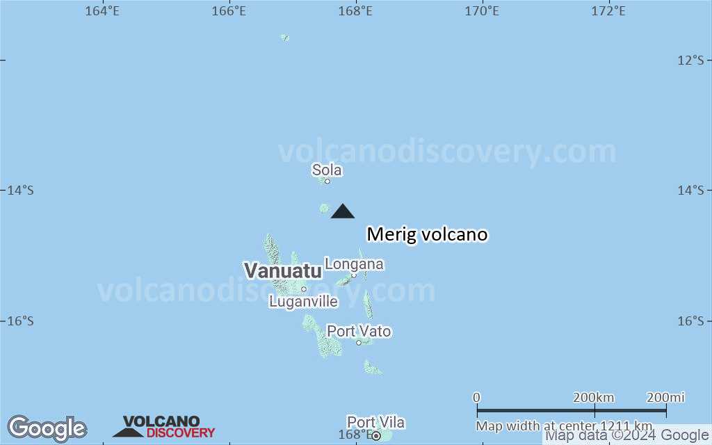 Terrain-type map of Merig volcano (region scale small)