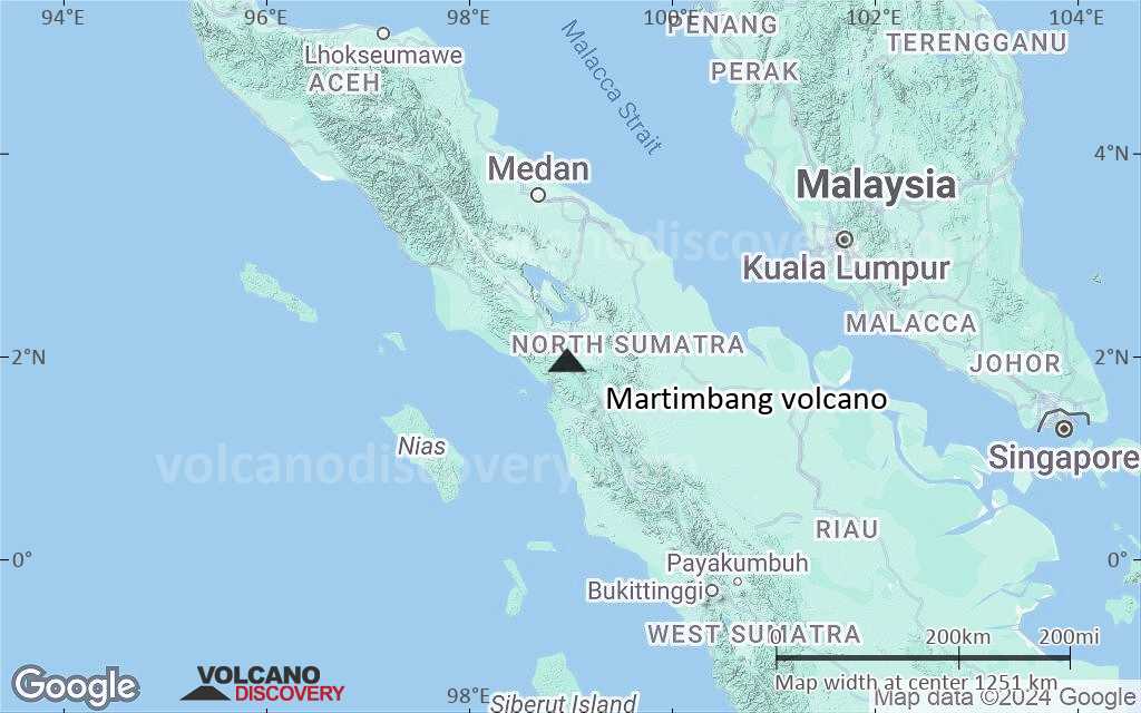Terrain-type map of Martimbang volcano (region scale small)