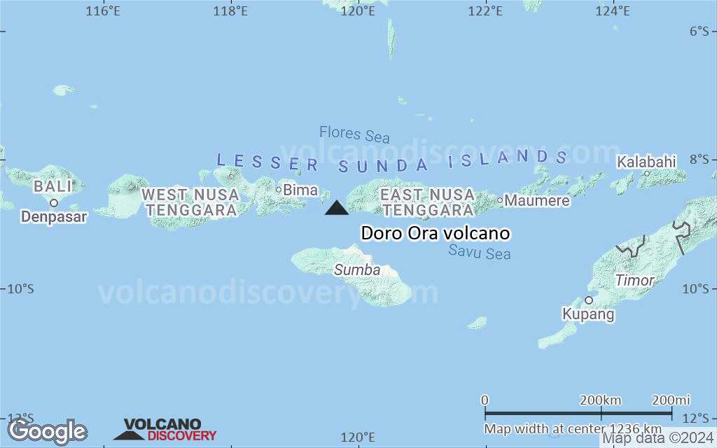 Terrain-type map of Doro Ora volcano (region scale small)