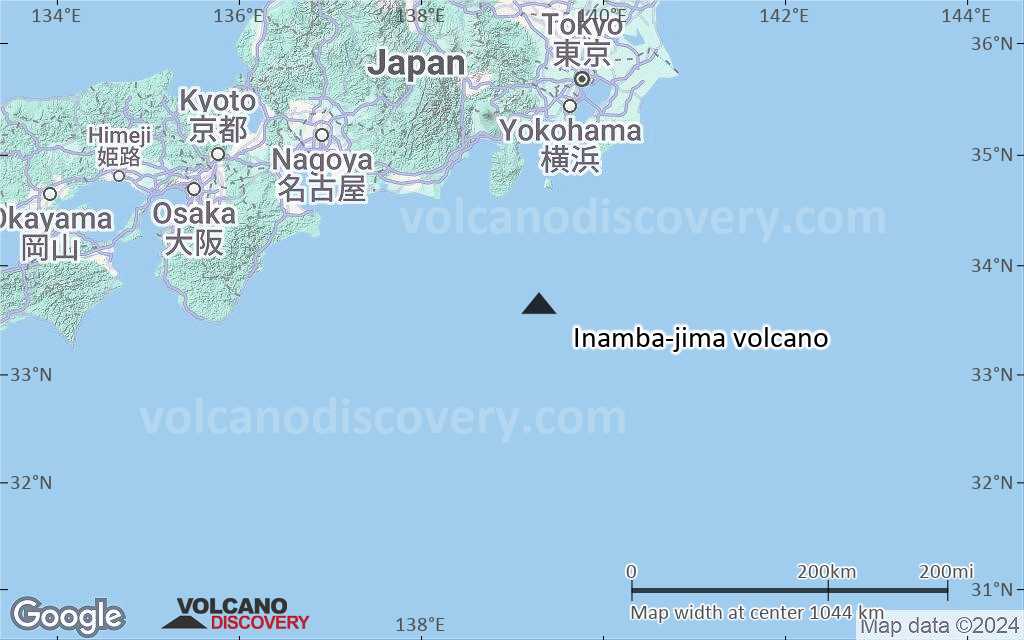 Terrain-type map of Inamba-jima volcano (region scale small)