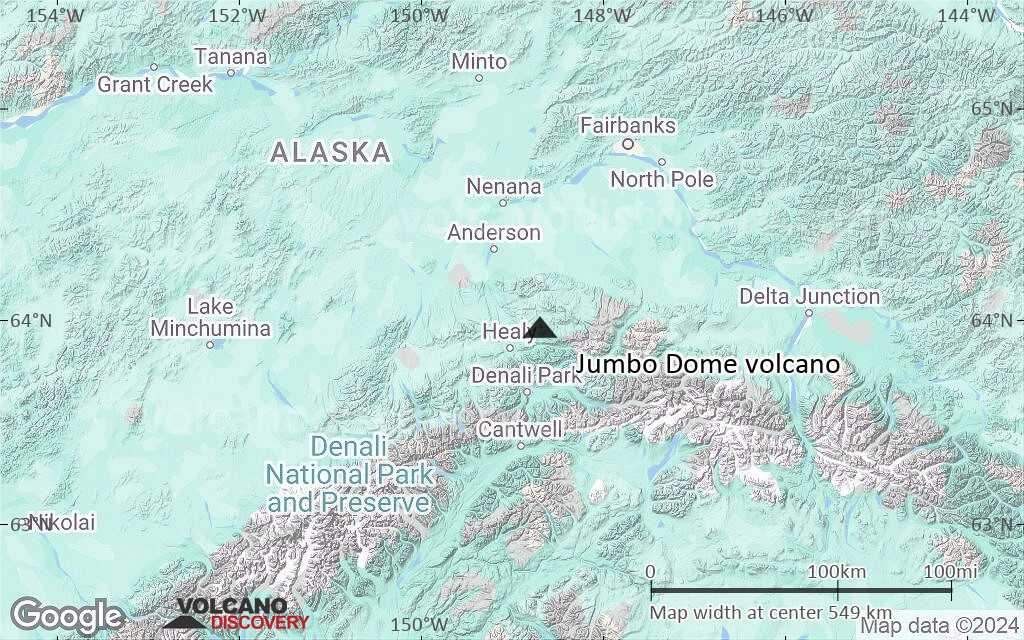Terrain-type map of Jumbo Dome volcano (region scale small)