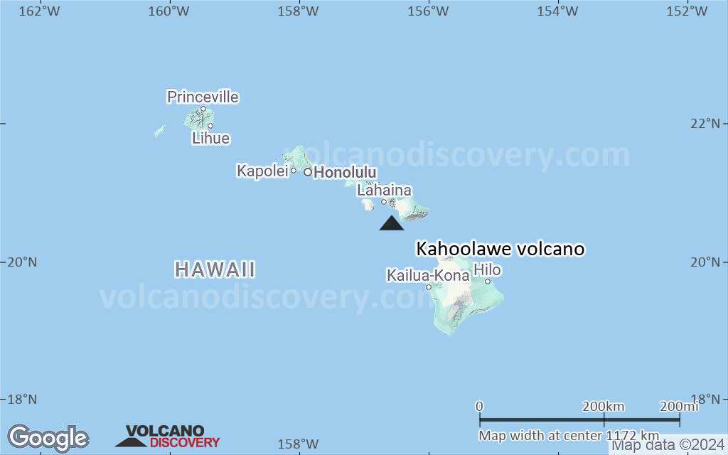 Terrain-type map of Kahoolawe volcano (region scale small)