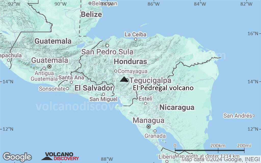 Terrain-type map of El Pedregal volcano (region scale small)