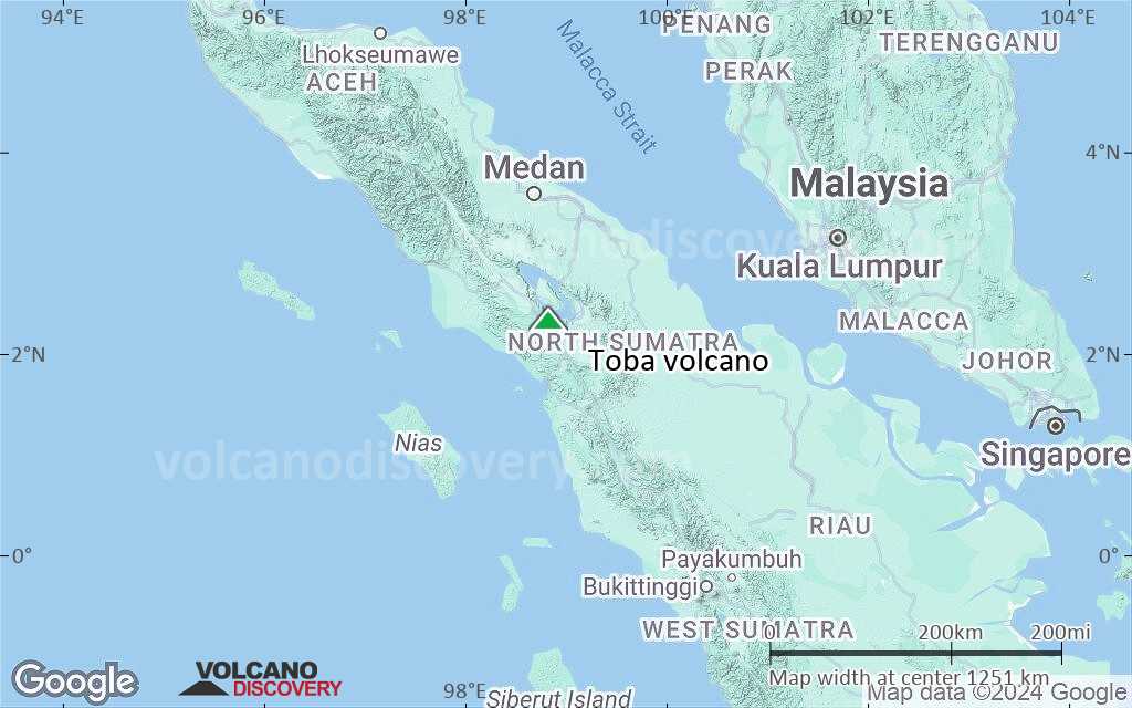 Terrain-type map of Toba volcano (region scale small)