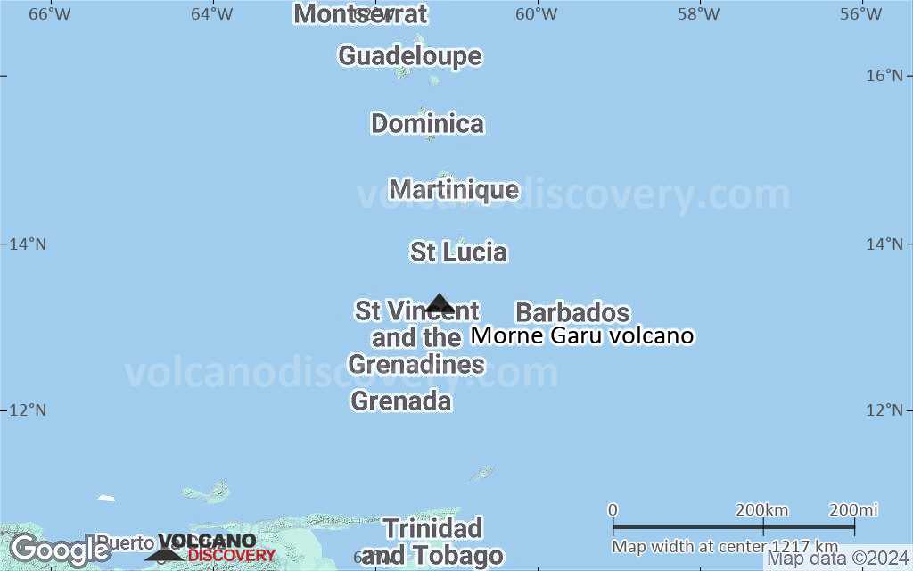 Terrain-type map of Morne Garu volcano (region scale small)