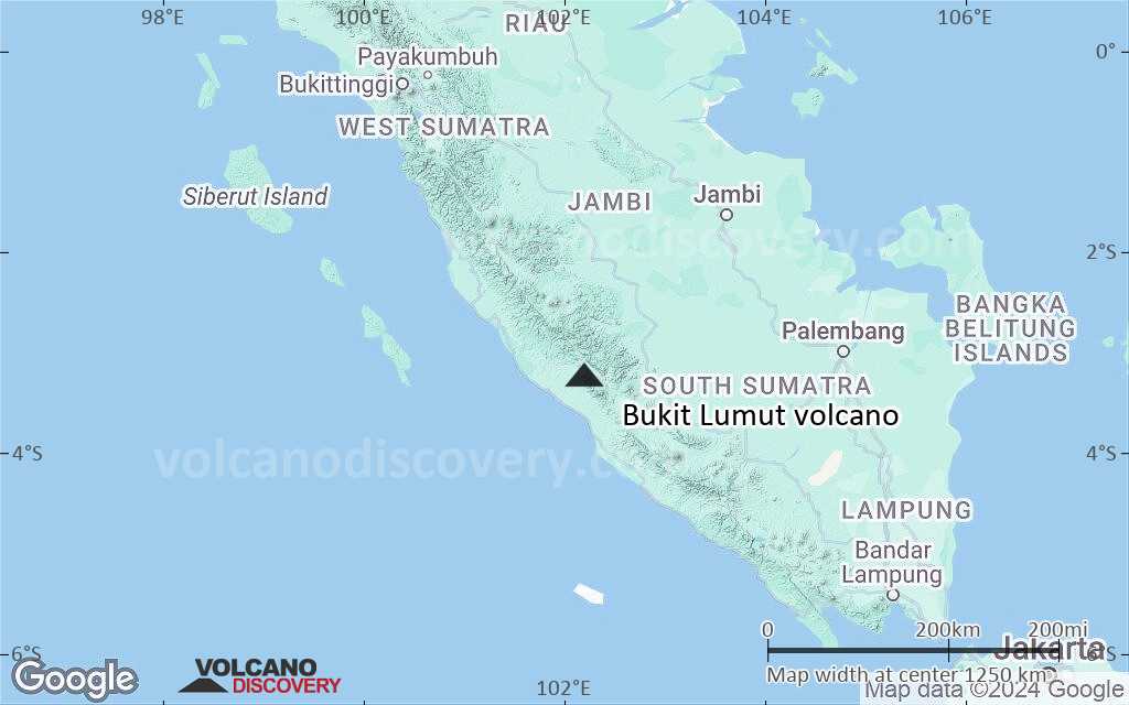Terrain-type map of Bukit Lumut volcano (region scale small)