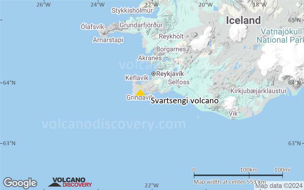 Terrain-type map of Svartsengi volcano (region scale small)