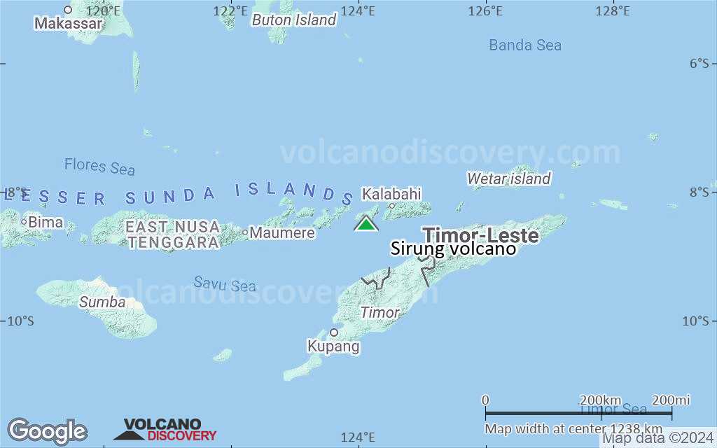 Terrain-type map of Sirung volcano (region scale small)