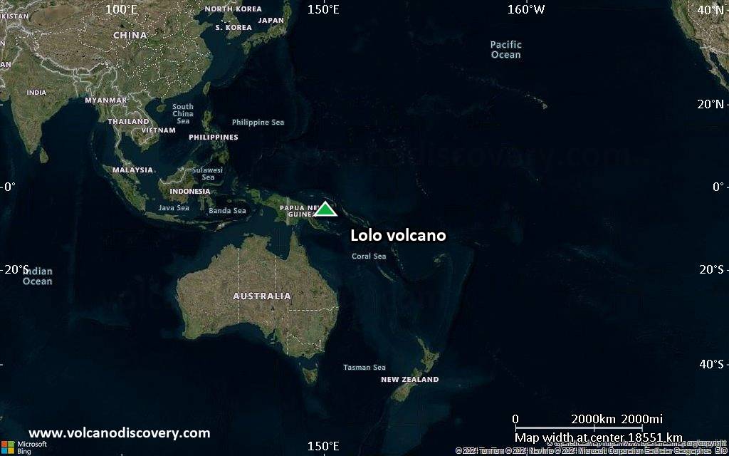 Satellite/aerial-type map of Lolo volcano (world scale)