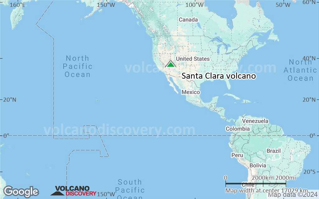 Terrain-type map of Santa Clara volcano (world scale)