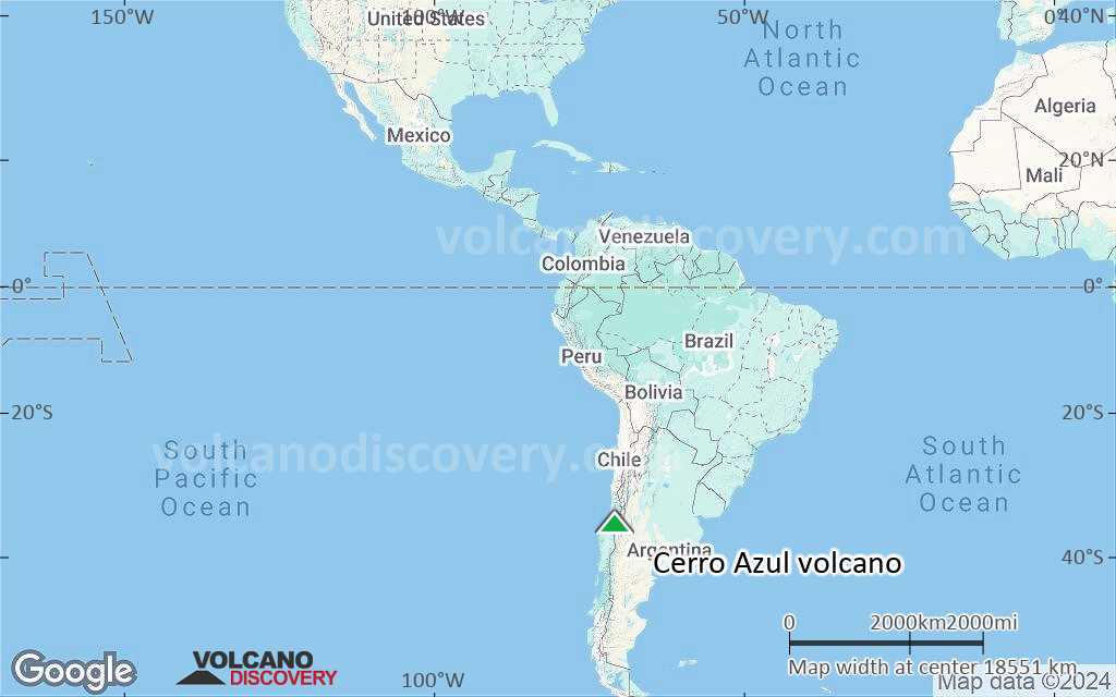 Terrain-type map of Cerro Azul volcano (world scale)