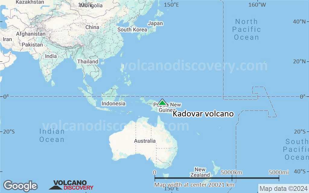 Terrain-type map of Kadovar volcano (world scale)