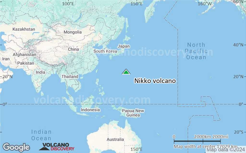 Terrain-type map of Nikko volcano (world scale)