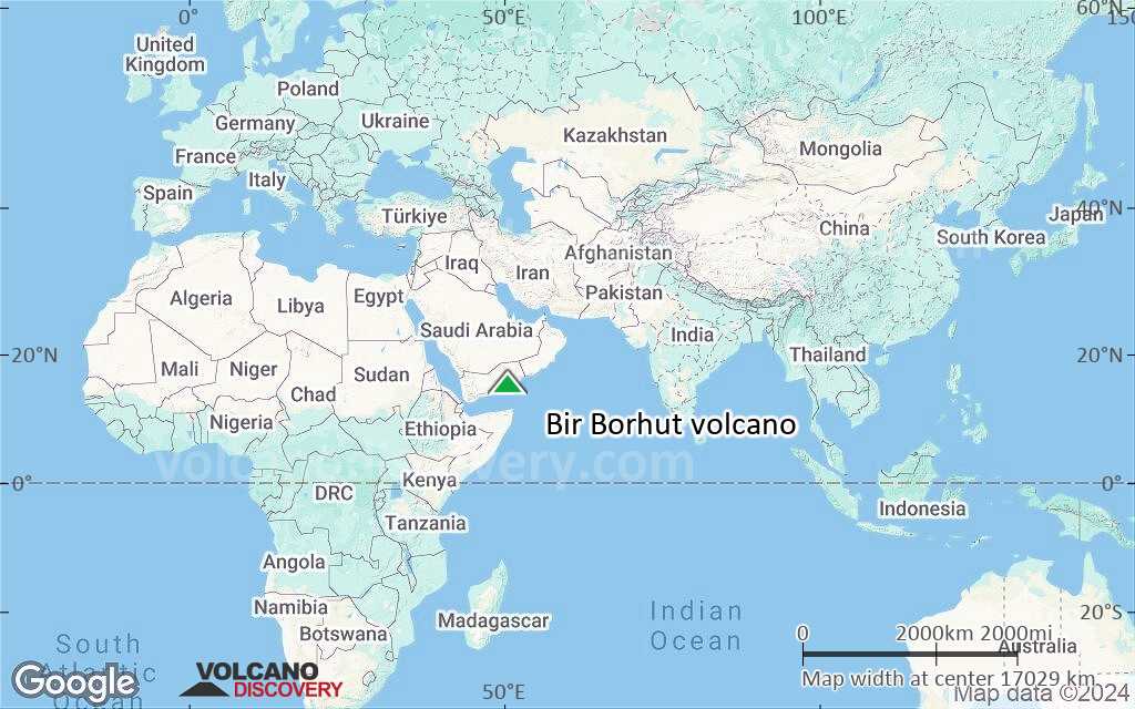 Terrain-type map of Bir Borhut volcano (world scale)