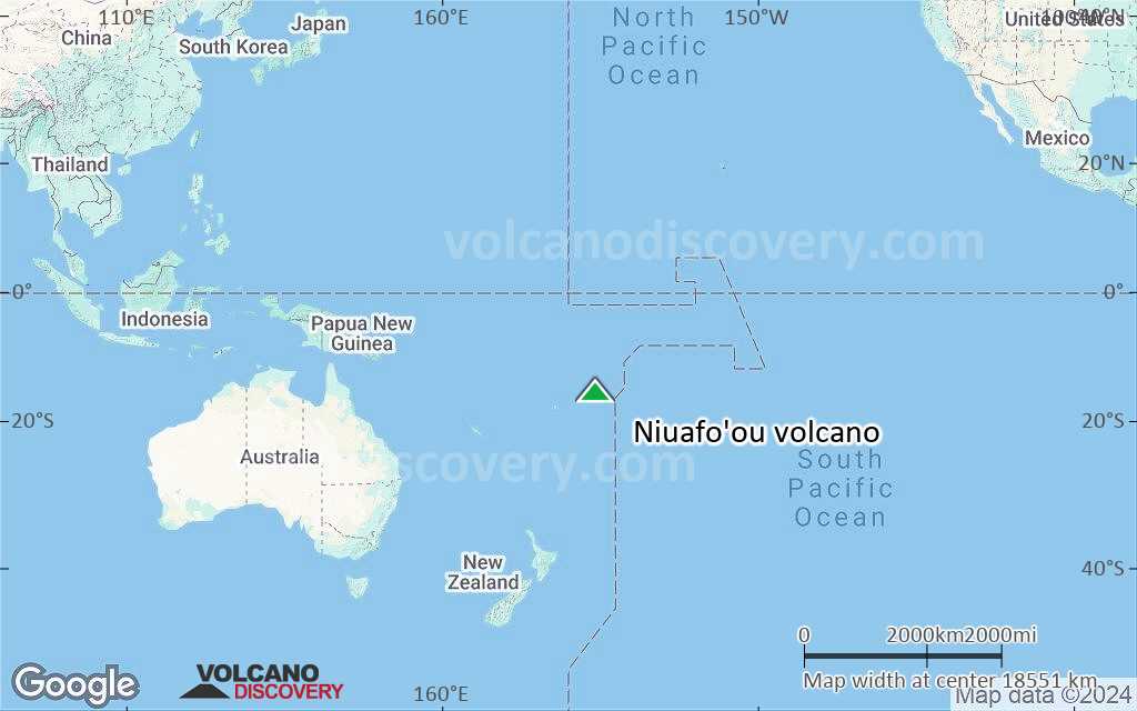 Terrain-type map of Niuafo'ou volcano (world scale)