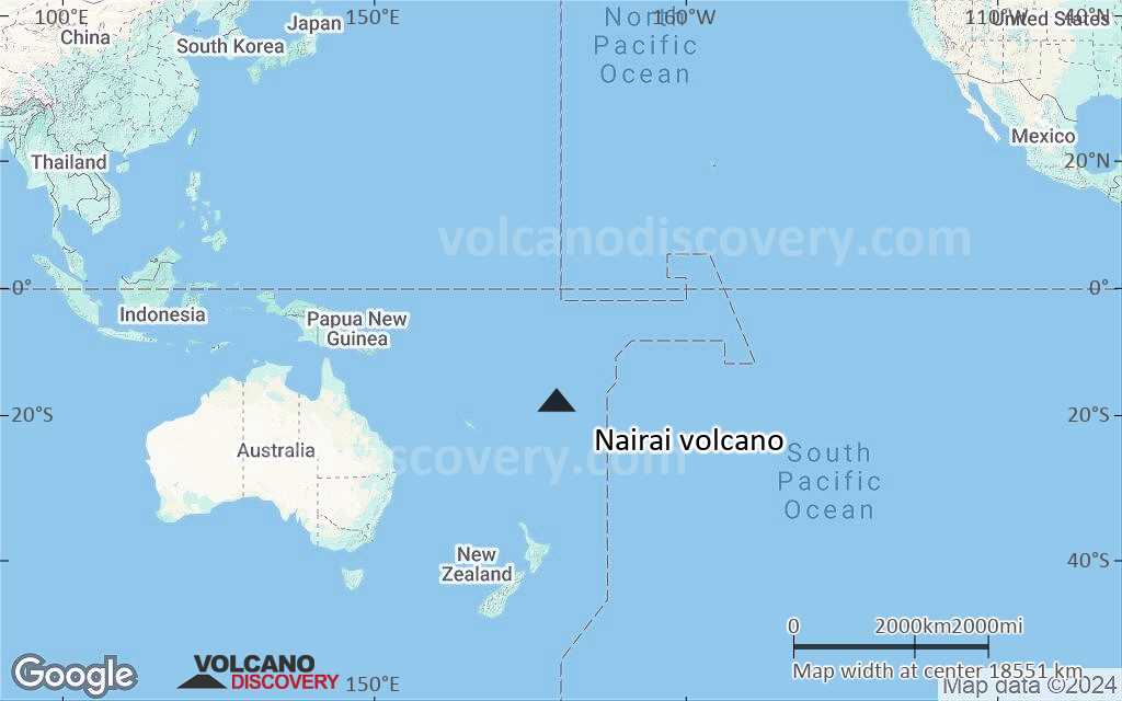 Terrain-type map of Nairai volcano (world scale)