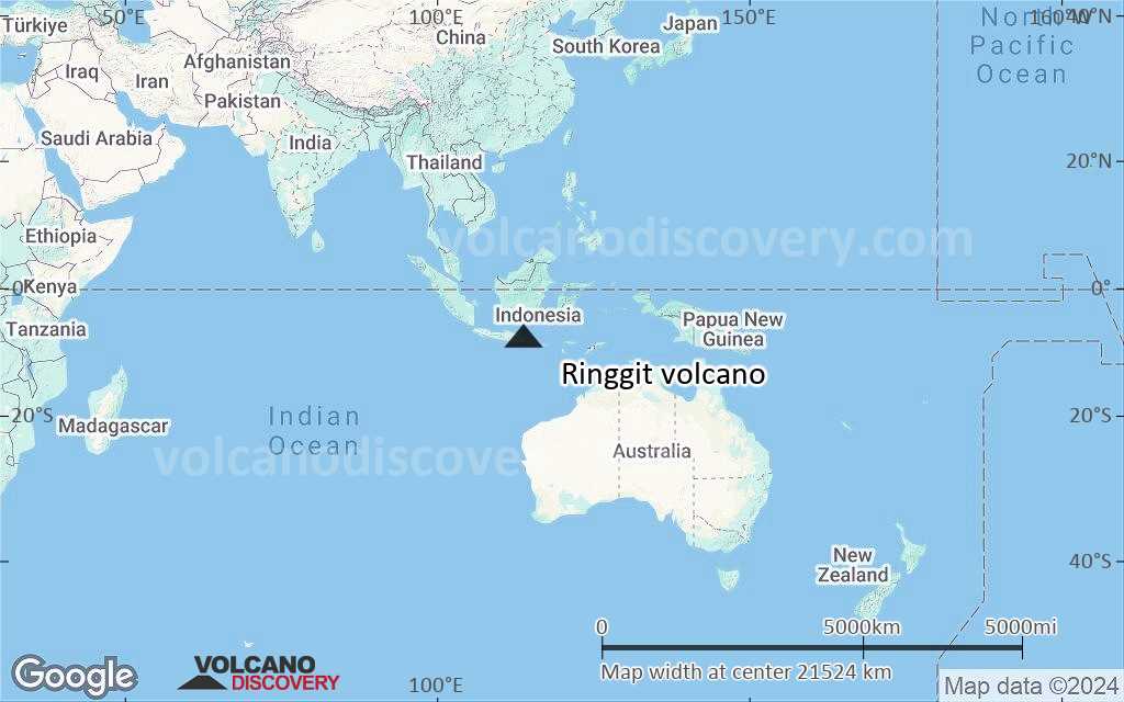 Terrain-type map of Ringgit volcano (world scale)