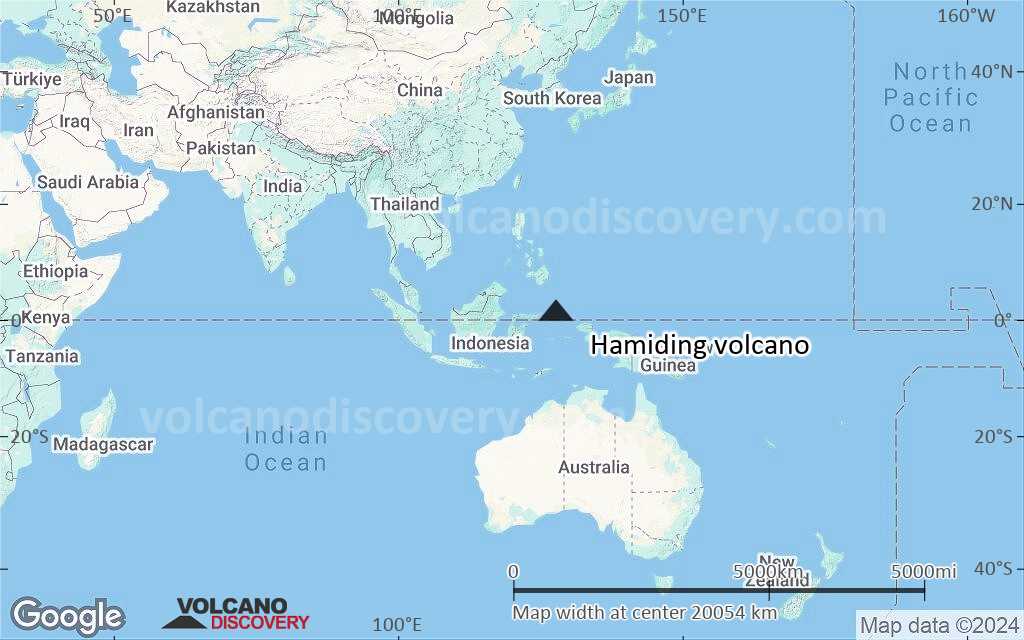 Terrain-type map of Hamiding volcano (world scale)